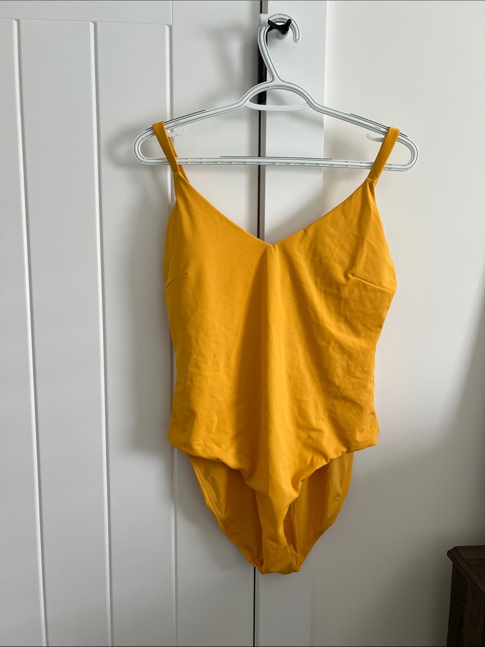 Andie Mustard Yellow One-Piece Swimsuit Mindy x Andor line. Full coverage